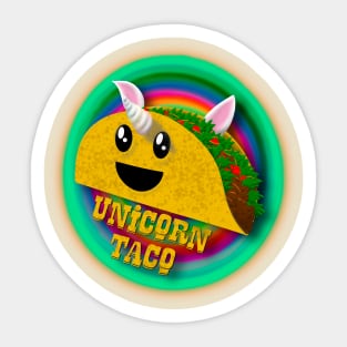 Unicorn Taco Sticker